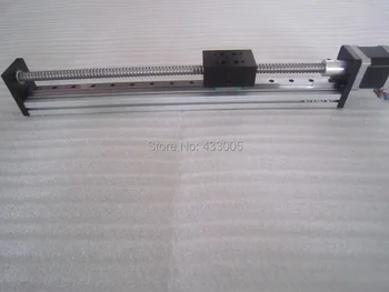 High Precision CNC SGX 1204 Ballscrew Sliding Table effective stroke 700mm+1pc nema 23 stepper motor XYZ axis Linear motion