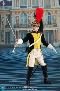 1/6 scale Super Flexible Military figure doll Napoleonic French Dragoon.12