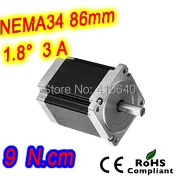 5 pieces per lot Nema 34 Stepper motor 34HS52-3004S L131 mm with 1.8 deg stepper angle current 3 A torque 9 N.cm and 4 wires