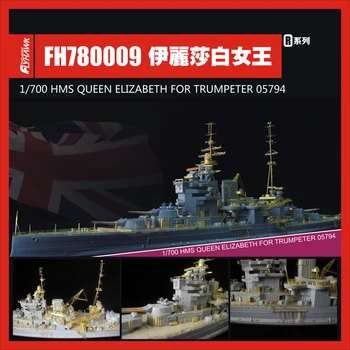 1/700Proportion  HMS queen Elizabeth Model Assemble Assembly model Toys