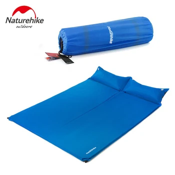 Naturehike Portable Ultralight Automatic Inflatable Camping Mat With Pillow Moisture-proof Double Tent Bed Matress Sleeping Pad