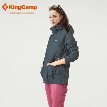 KingCamp Mens Winter Jacket Outwear Ultralight Hooded Coat Windproof Warm Jacket Climbing Hiking Outdoor Ski Waterproof Jacket