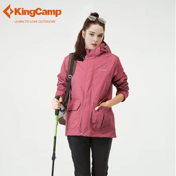 KingCamp Mens Winter Jacket Outwear Ultralight Hooded Coat Windproof Warm Jacket Climbing Hiking Outdoor Ski Waterproof Jacket