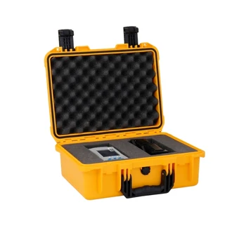 SQ021 black anti-corrosion plastic tool case with full precut cubes foam
