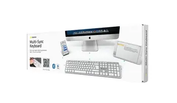 Fashion MultiSync Bluetooth keyboard for iPhone/iPad/iMac KANEX MultiSync Bluetooth Keyboard with Numeric Keypad