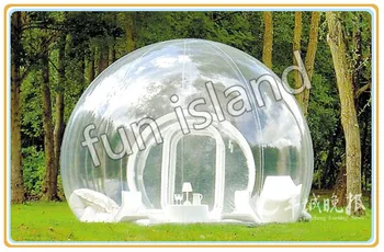 Customized clear inflatable tent/camping inflatable clear tent/inflatable bubble camping tent