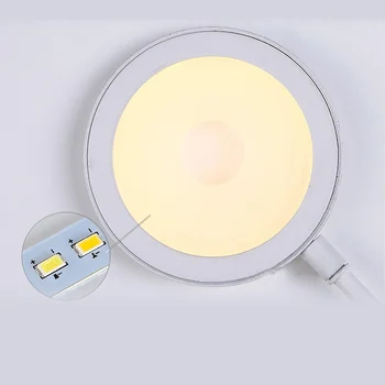 2 Heads Modern Acrylic SMD LED Light Night Lamp Home Indoor Lighting Bedroom Kitchen Bathroom Wall Light Sconces 36CM Height