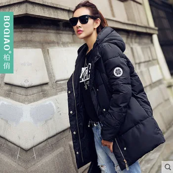 Winter Jacket Women Nice New Style Parkas Overcoat Brand Fashion Hooded Plus Size Cotton Padded Warm Jackets And Coats AW1168
