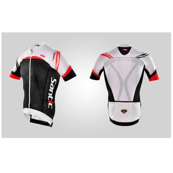 New!! SANTIC Original Mens Cycling Jerseys short set Bike Clothing Summer Style Bicycle Professional Wear MCT041
