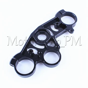 CNC  Front End Upper Top Clamp Triple Tree For Yamaha YZF R1 2004 2005 2006 Black Aluminum