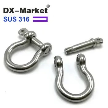 M28 , chain bow rigging shackle , 316 Stainless Steel bow type rigging , sus316 m28 bow shackle