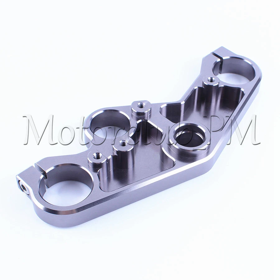 Aluminum Front End Upper Triple Tree Top Clamp For Yamaha YZF R3 R25-2016 Gray CNC High-Quality