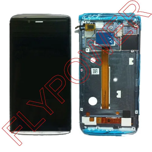 LCD Display touch Screen digitizer with frame For Alcatel One Touch idol alpha OT6032 6032 Assembly By