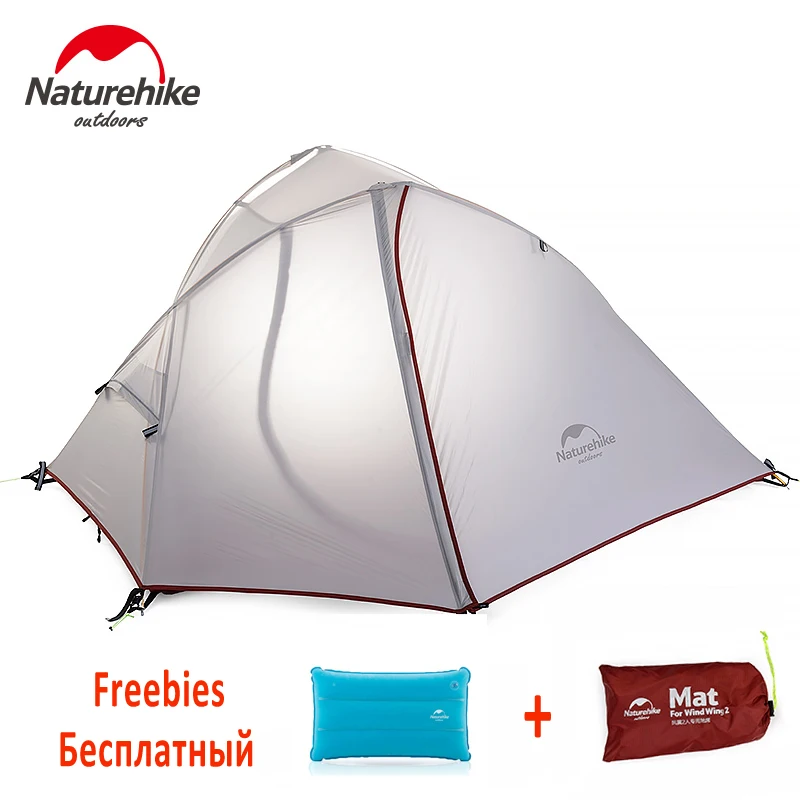 Naturehike Ultra Lightweight Single Person Outdoor Camping Tents Double Layer Hiking Travelling Windproof Waterproof Tent