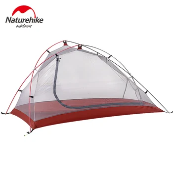 Naturehike Ultra Lightweight Single Person Outdoor Camping Tents Double Layer Hiking Travelling Windproof Waterproof Tent