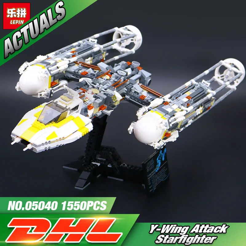 Lepin 05040 Y-wing Attack Starfighter Building Block Assembled brick Star War Series Toys Compatible with 1013