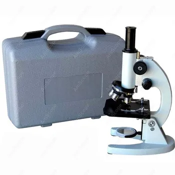 Glass Lens Biology Student Microscope--AmScope Supplies 40X-640X Metal Body Glass Lens Biology Student Microscope with ABS Case