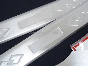 For Hyundai ix35 Tucson 2010 2011 2012 Stainless Steel Door Sill Scuff Plate Pedal Trims Auto Model Moulding 4pcs
