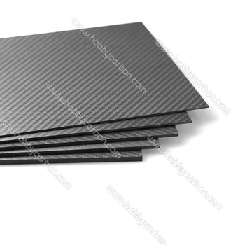 HCF033 5.0X400X250mm Factory Directly Sale Carbon Fiber 3K Carbon Fiber Sheet