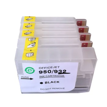 4pcs est refillable ink cartridges for HP 950 951 for HP 8100 8600 8610 8620 8630 8660 8640 8615 8625 251DW 276DW Printer