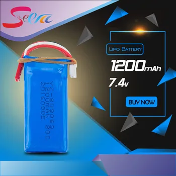 WL 7.4V 1200mAh 30C Lipo Battery For YiZhan Tarantula X6 MJX X101 X102h JJRC X1Brushless H16 WLtoys V666 V262 V353 V333 V323