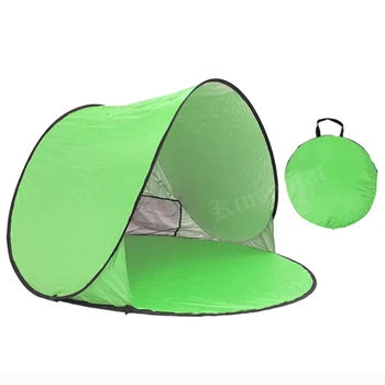 2017 Camping tent quick open 1-2 person UV-protection waterproof polyester Fishing Tent fabric Garden Beach Tents
