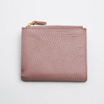 EMMA YAO genuine leather wallet female fashion wallet card holder brand womens purse