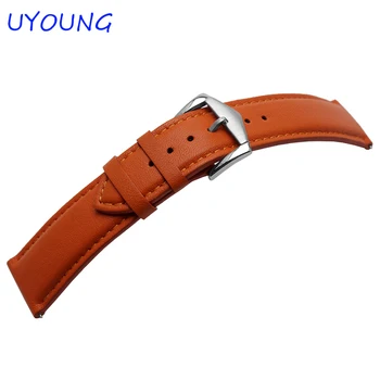 20mm 22mm Leather bracelet for Ticwatch 1nd/2nd quality genuine leather watchband with pin buckle quick release