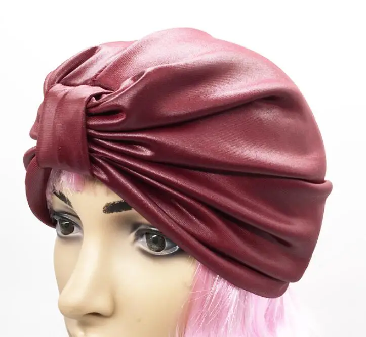 Indian cap chemo Wrap cancer hat Cap Chemo slip on bonnet 3 Colors 10pcs/lot