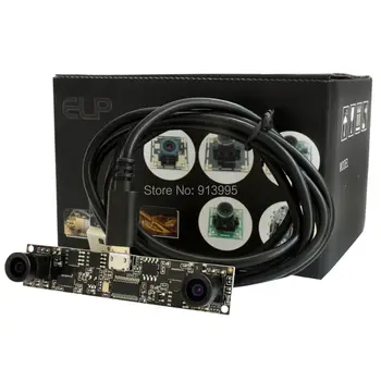 720P HD CMOS OV9712 dual Lens Camera Usb MINI Megapixel 45degree M7 lens USB camera Module for Person Count and Biometric Retina