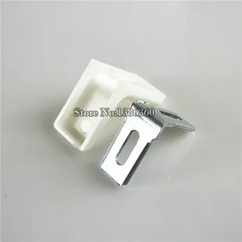 40 Pieces Right Angle Corner 90 Degrees Brace Corner Bracket Corner Cupboard White Plastic Cover CP502