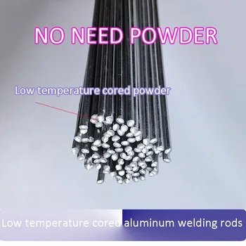 Low temperature cored aluminum welding rods wire No need aluminum powder Instead of WE53 copper and aluminum rod 2mm*50cm