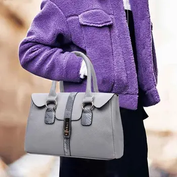Women Bag Ladies Totes 2016 Luxury Brand Purses And Handbags Women Leather Handbags Shoulder Messenger Bags Serpentine Pattern 4