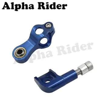 Blue CNC Direction Steering Damper Stabilizer Holder Bracket w/ Mounting Screws Kit for Yamaha YZF R1 R6 2009-2012 2011 2010
