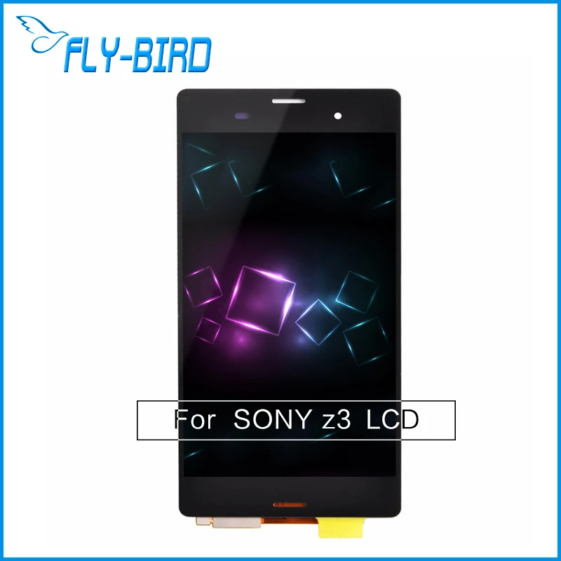 For Sony Xperia Z3 LCD Digitizer Display With Touch Screen Assembly + Monochrome black