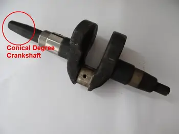 Diesel engine 186FA conical degree Crankshaft taper use on Generator suit for kipor kama and all Chinese brand