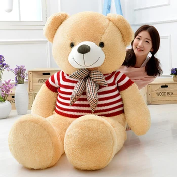 Funny Stuffed Plush Animals Large Girls Soft Giant Teddy Bear Birthday Gifts Knuffel 50A0071