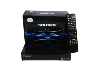 Factory Outlet 2pcs SOLOVOX F7S Satellite Receiver  Support 2USB WEB TV USB Wifi 3G Biss Key Youporn Cccam Newcam