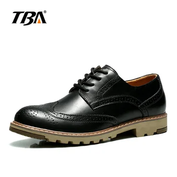 TBA Newest Outdoor Men's Walking Shoes Leather Outdoor Walking Shoes Natural Rubber Soles Sneakers
