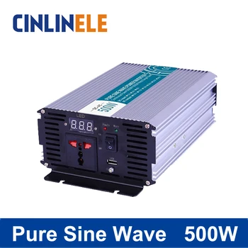Smart Series Pure Sine Wave Inverter 500W CLP500A DC 12V 24V 48V to AC 110V 220V 500W Surge Power 1000W