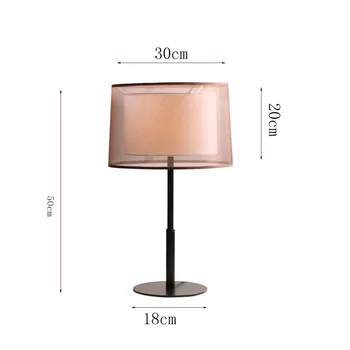 Modern Minimalist Fashion Desk Lamp Bedroom Bedside Lamp American Fashion Creative Living Room Restaurant Decorative Lighting