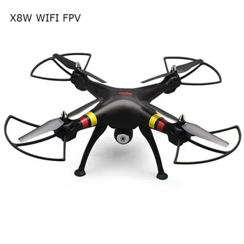 SYMA X8W WiFi FPV Headless Mode 2.4GHz 6 Axis Gyro RC Quadcopter with 0.3MP HD Camera Real-Time Transmission RC HelicoptersToys