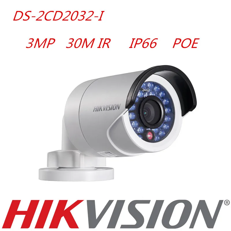 3MP POE IP camera DS-2CD2032F-I Can upgradable firmware 3MP Mini Bullet Camera