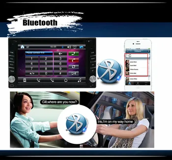 Car Electronic 2 din Car DVD Player GPS Navigation 6.2 inch 2 din Universal Car Radio In Dash car headunit Stereo Video Free Map