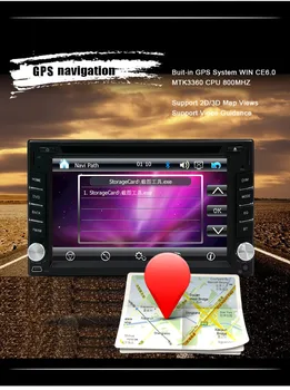 Car Electronic 2 din Car DVD Player GPS Navigation 6.2 inch 2 din Universal Car Radio In Dash car headunit Stereo Video Free Map