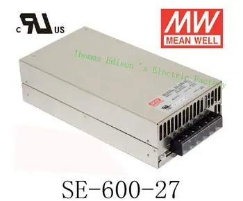 Original MEAN WELL power suply unit ac to dc power supply SE-600-27 600W 27V 22.2A MEANWELL