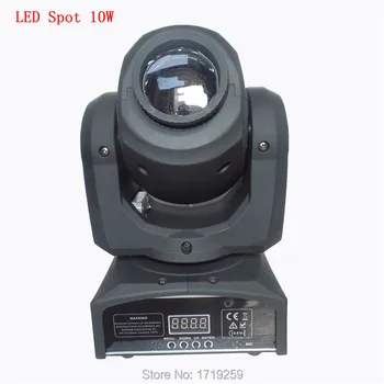 DMX Stage Spot Moving 8/11 Channels LED 10W 7 colors Moving Head 7 differnt spots Light