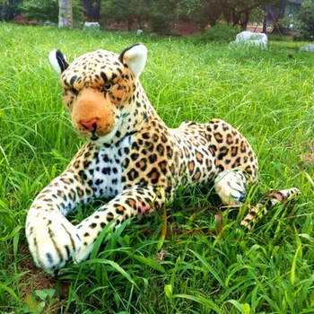 New big plush simulation leopard toy stuffed lifelike leopard doll gift about 108cm