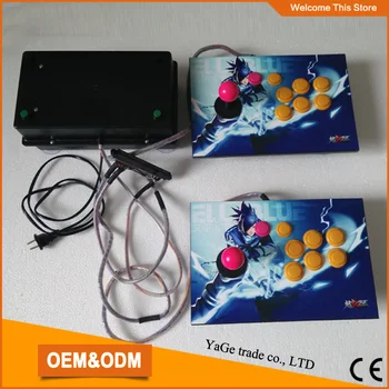 Arcade joystick controller 8 bottons new Joystick Consoles with Little Elf 3 game pcb board 540 in 1