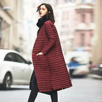 2017 Fashion Lengthen Parka Female Women Winter Coat Thickening Down Winter Jacket Women Outwear coat